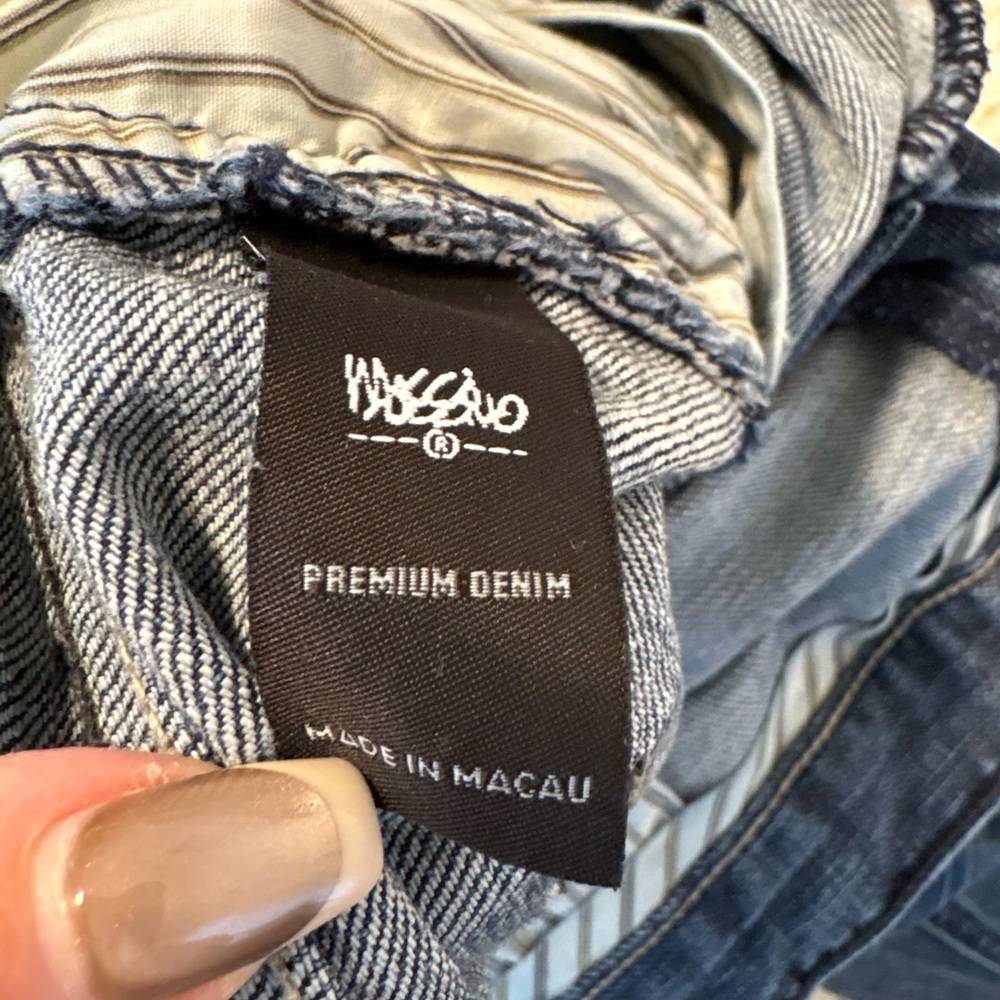 Vintage Mossimo Premium Jeans Women's Sz. 12 Blue Bootcut Cotton Blend Denim - Picture 8 of 10